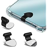 cobee Tappi Antipolvere con Porta USB C, 3 Tappi Antipolvere in Silicone per Telefono, Porta di Ricarica Anti smarrimento per