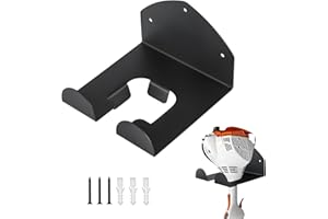 xiruiubao Porta Decespugliatore da Muro,Supporto Decespugliatore,Porta Attrezzi Giardino,Ganci Garage,Porta Attrezzi da Parete,Ganci da Muro per Scope,Trapani,Tubo da Giardino,Biciclette