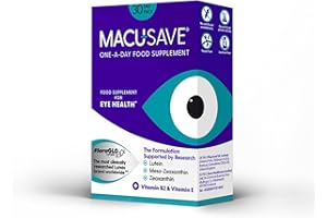 Macu-SAVE Eye Supplement for Macular Health with Meso-Zeaxanthin/Lutein and Zeaxanthin - Pack of 30 Capsules