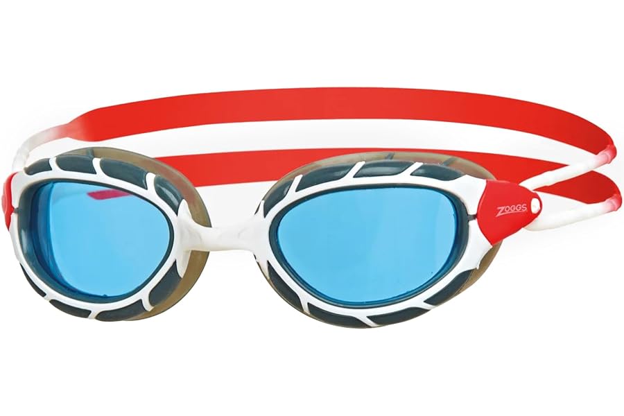 Zoggs Predator Gafas de Natación para Hombre y Mujer – Gafas de Piscina para Adulto Con Lentes UV, Antivaho – Correas Desliza