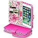 Produktbild Terrapin Premium di cuoio del raccoglitore per iPhone 7 Plus Cover Pelle, Colore: Rosa, Giglio Floreale Interno