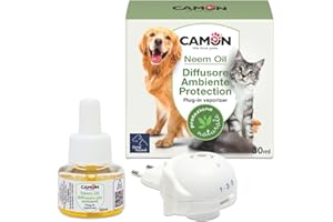 CAMON | Diffusore per Ambienti con Olio di Neem e Oli Essenziali, 30ml, Repellente Insetti Naturale