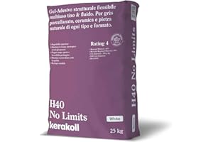 Colle adhésive pour dalles KERAKOLL H40 sans limites Blanc SHOCK 25 kg