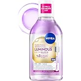 NIVEA Luminous630 Skin Glow Parlaklık Etkili Micellar Makyaj Temizleme Suyu 400 ml, Serum İ&ccedil;erikli, PHA, Hyaluronik Asit, Arı