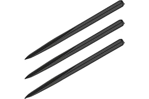 Unicorn Puntas de Dardos de Punta de Acero Volute de Repuesto, Longitudes Disponibles de 36 mm, 39 mm o 42 mm, Acabado Negro, níquel o Dorado, 3 Puntos