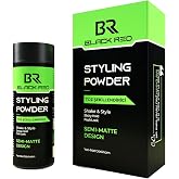 BLACK & RED Hair Styling Powder Wax Voluminous and Semi-Matte Appearance - Semi Matte Powder Wax - 20G