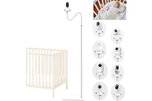 EYSAFT Baby Monitor Floor Stand Holder Baby Camera Mount and Clamp Flexible Baby Camera Holder Shelf Stand for Baby's Room Compatible with Most Baby Monitors Camera