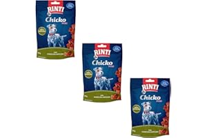 Rinti Chicko Mini Conejo | Paquete Triple | 3 x 60 g | Preparado con Carne Fresca de Conejo | Suavemente Secado al Aire | Resealable | Sin Soja ni harinas de Carne