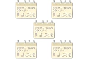 Jadeshay Signal Relay,5pcs Relay Module DC5V SMD Signal Relays Switch Relay Electronic Components for Omron Relay G6K-2F-Y-5VDC