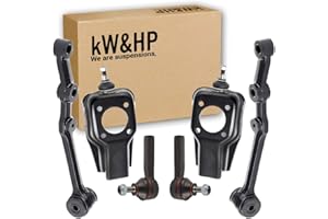 KW&HP KIT 6PZ BRACCI BRACCETTI SOSPENSIONE E TESTINE STERZO ANTERIORI PER PANDA (141) 1° SERIE (NO 4x4)