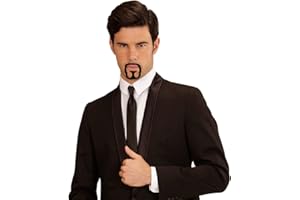 NET TOYS Barba Artificial árabe o Rapero Falso Bigote Perilla Rapero Traje