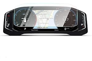 CDEFG Samochodowa tablica na instrumenty szkło hartowane folia ochronna do V W Polo 6 9H odporna na zarysowania folia ochronna na wyświetlacz 10,3 cala
