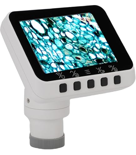 Caméra Oculaire Avec écran Caméra Oculaire WiFi Bresser - Écran 1,47" - 2K - Pour Télescopes/Jumelles - Diamètre 30-65mm Digiscoping Astrophotographie