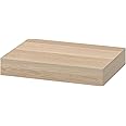 IKEA LACK wall shelf, white stained oak effect, 30x26 cm