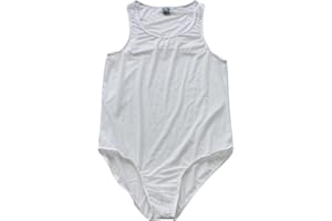 FEESHOW Men's One-piece High Cut Wrestling Singlet Leotard Bodysuit Bikini Underwear