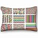 Produktbild tuyi Collection Nine Bright Geometric Abstract Abstract Pillowcases Decorative Pillow Covers Soft and Cozy, Standard Size 20"x30" with Hidden Zipper
