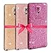 Produktbild Dreams Mall(TM)Samsung Galaxy S6,(3er Set)Bling Glitzer Diamond Funkeln Voll Körper Sticker Film Protektor Skin Aufkleber Glitzerfolie Schutzfolie(Champagner Gold/Pink/Rose)