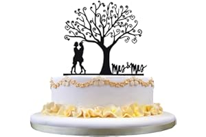 ZHONGFEI Lesbienne Mrs & Mrs mariage cake topper