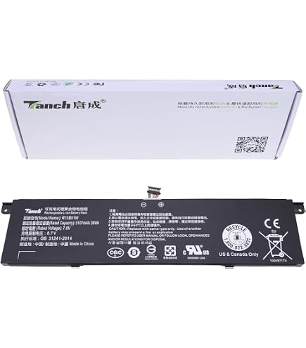 Batteria Per Xiaomi Mi Air 13.3" 2018 - R13B02W/R13B01W, 7.6V 5230mAh, Compatibile Con Serie 161301