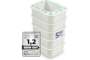 Parpalinam 5 Stück Windeleimer Nachfüllkassetten, Geruchsdichte Kapazität Etwa 505 Schmutzige Windeln, Umweltfreundliches Antibakterielles Windelentsorgungssystem