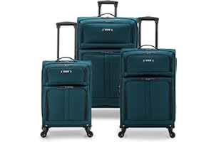 U.S. Traveler Anzio Softside - Maleta giratoria expandible