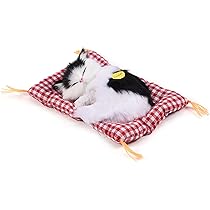 Gattino Peluche Addormentato Con Suono - Simulazione Realistica Con Cuscino | Giocattolo Decorativo - Foto 8