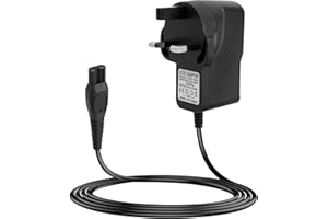 UOWW 15V for Philips Shaver Chager HQ8505 Cable UK for Series 3000, 5000, 7000, 9000 Beard Trimmer MG7930, S5465, S3233, MG7750, BT9810, MG7790, BT5502, Electric Razor Aquatouch Power Lead
