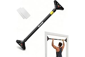 Purrgrit Klimmzugstange Türöffnung Geeignet für 74-95cm Fitness Klimmzugstange für Heim-Fitnessgeräte, Türöffnung Multi-Grip Tür Klimmzugstangen mit gepolsterten Griffen