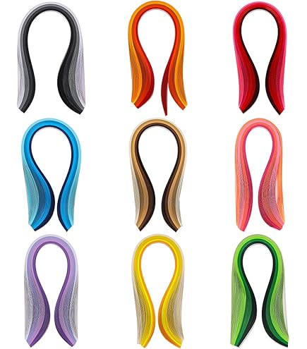 500 Strisce Per Quilling – Larghezza 3 Mm, Lunghezza 30 Cm, Carta 90 G/m², Multicolore - 5