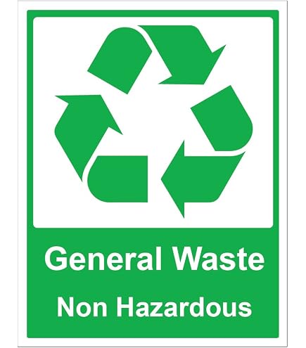Hazardous Waste Sign V Safety 6A004AN-S Hazardous Waste Warning Sign ...