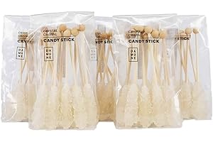 DAMUNE Azúcar Candy Cristal en Sticks - 60 Sticks - Natural, sin blanqueantes