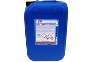 STC Nitro Waschverdünnung 25L – Reinigungsverdünner für Pistolen, Werkzeuge, Maschinen – Nitro Verdünner zum Entfernen von Lack, Harz, Fett, Öl – Rückstandsfrei & schnelltrocknend – Made in Germany