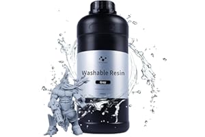 NOVA3D Water Washable Resin 3D Printer Rapid Photocuring UV 405nm Resin Standard polymer Resin for LCD/SLA/DLP 500g/Grey