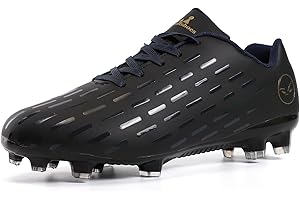 GWMDKI Mens Football Boots Cleats FG/AG Professional Spikes Soccer Shoes Teens Competition Training Sneakers