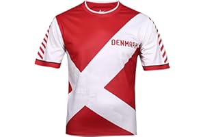 ENJMEIAO 2024 Coupe d'europe Football T-Shirt Allemagne Drapeau National Impression Manche Courte Stretch Coupe de l'America Séchage Rapide Tee Shirt Jersey Maillot Entraînement