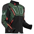 Royal Enfield ADVENTURER XT RIDING JACKET | Superfabric: High abrasion resistance | Waterproof & Detachable Winter/Thermal liner | Level 2 Protectors:Shoulder & Elbow | Ventilation all over|OLIVE 2XL