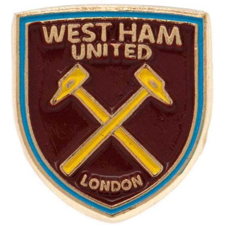 Boutons De Manchette Supporter West Ham United - Métal Chromé - Idée Cadeau Football