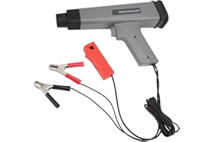 Ausla Digital Engine Timing Light Inductive Strobe Timing Light, 12V Ignition Timing Light with Digital Display Automotive Tool for Car Motorcycle Marine