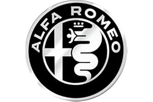 Quattroerre Autocollant Alfa Romeo, logo 48 mm pour intérieur Giulia Stelvio
