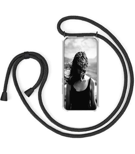 YAMCCCSE Handykette Mit Hülle Für Huawei Honor 90 5G – Transparentes Halsband Mit Kordel, Verstellbar Bis 150 Cm – Rainbow Design, Perfekt Für Freizeit & Festivals