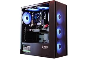 ASC TECHNOLOGY ASC Intel Core i5 Gaming Tower • GT730 2GB Graphics Card • 8GB RAM • 128GB SSD+500GB HDD • 500W 80+ PSU • Black 6 Fan RGB Gaming Case • WIFI • Windows 11