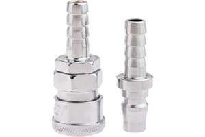 MGOODOO Air Line Hose Fittings Quick Release Coupler Bayonet Connectors for 10mm Inner Diameter-Pack of 2