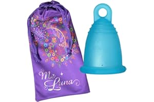 MELUNA Me Luna Coupe Menstruelle Soft Ring Cyan Taille M