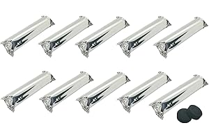 KVN 100 Schnellzünder Räucherkohle 10 x 10 Stck. Ø 33 mm aus nachwachsendem Bambus Charcoal Ø 33 mm