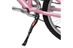 CYFIE Béquille de Vélo Béquilles, réglable en hauteur, béquille latérale antidérapante pour Vélo pour Enfant avec Loquet à Ressorts, pour Pneu 16-20 Pouces, Vélo de Route