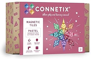CONNETIX Pastello Pacchetto Geometria, 40 Pezzi