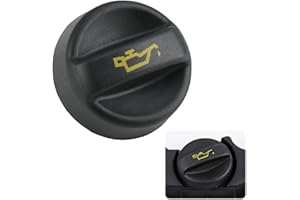 HUGFADS Bouchon de remplissage d'huile moteur pour C2 C3 C4 Xsara Peu-geot 207 208 301 308 508 2008 3008 5008 Partner - Pièce de rechange de qualité supérieure (Référence OEM : 9670015080 1180S5 9674157180)