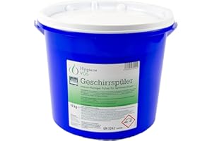 ‎HYGIENE VOS Hygiene Vos Geschirrspülpulver 10kg - Geschirrspülmittel Waschpulver Grosspackung Für Geschirrspüler - Spülmaschinenreinigung - Entfernt Auch Angetrockneten Schmutz - Spülmaschinen Pulver
