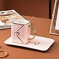 MVSR Tea Cup and Saucer Set Espresso Cup Handbag Styling Coffee Cups Porcelain Cup Ceramic Teacup with Spoon, 310ml (Pink)