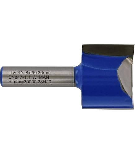 Fraise Droite CMT 712.080.11 - Diamètre 8mm - Longueur 30mm - Pour Bois Mélaminé